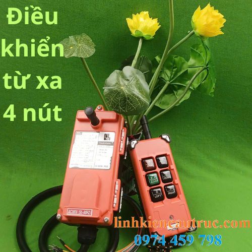Bộ điều khiển từ xa F21-4S loại 4 nút là bộ điều khiển có 4 nút tương ứng điều khiển 4 hướng và nút khởi động và dừng khẩn cấp, có kích thước nhỏ gọn nên đựic ưu tiên lựa chọn rất phổ biến.